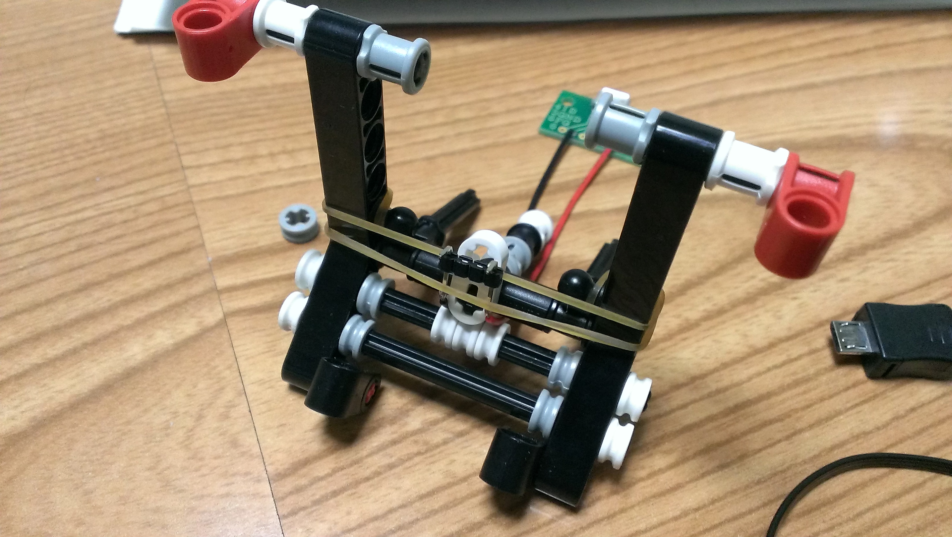 LEGOで作った充電スタンド