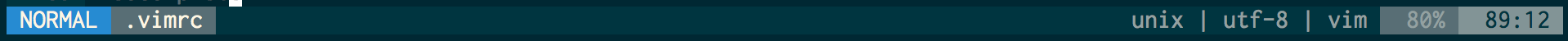 以前のstatusline